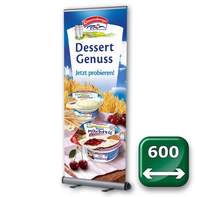 Bannerdisplay Roll-Up - SNAP Bannermaß: 600x2.100mm Banner 600x2100 mm - Roll-Up-Snap-600 1 Bannerdisplay Roll-Up - SNAP Bannermaß: 600x2.100mm Banner 600x2100 mm - Roll-Up-Snap-600 1