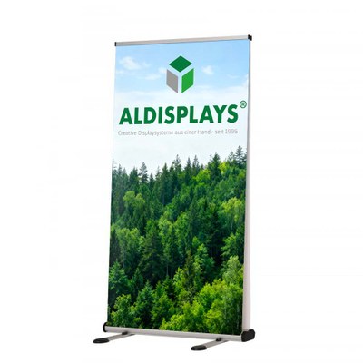Bannerdisplay RollUp - Outdoor 100 cm Sichtformat: 1.000 x 2.000 mm Stabiles Aluminium-System mit Federstange, - rollup_outdoor_100cm Bannerdisplay RollUp - Outdoor 100 cm Sichtformat: 1.000 x 2.000 mm Stabiles Aluminium-System mit Federstange, - rollup_outdoor_100cm
