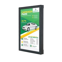 Digital Signage Digitales Wanddisplay TrendLine für den Inneneinsatz - Größe: 13 Zoll - Full HD Farbe: schwarz - TRENDLINE Wanddisplay Seite schwarz