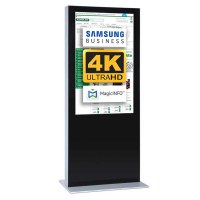 Digital Signage Digitale Info-Stele einseitig für den Inneneinsatz - Größe: 85 Zoll - 4K UHD Farbe: schwarz - Digitale Infostele einseitig 85 zoll schwarz 4K Digital Signage Digitale Info-Stele einseitig für den Inneneinsatz - Größe: 85 Zoll - 4K UHD Farbe: schwarz - Digitale Infostele einseitig 85 zoll schwarz 4K