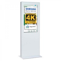 Digital Signage Digitale Info-Stele einseitig für den Inneneinsatz - Größe: 49 Zoll - 4K UHD Farbe: weiss - Digitale Infostele Slim einseitig 49 zoll weiss 4K Digital Signage Digitale Info-Stele einseitig für den Inneneinsatz - Größe: 49 Zoll - 4K UHD Farbe: weiss - Digitale Infostele Slim einseitig 49 zoll weiss 4K