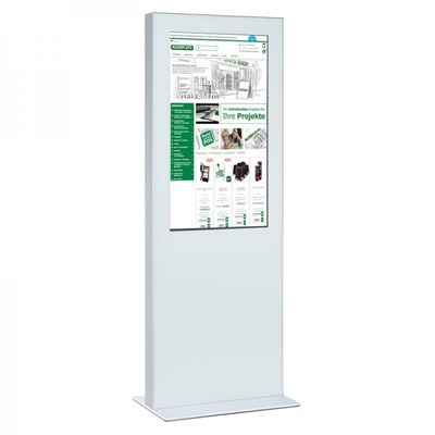 Digitale Info-Stele einseitig für den Inneneinsatz - Größe: 49 Zoll Farbe: weiss - digitale infostele einseitig 49 zoll wei 1 Digitale Info-Stele einseitig für den Inneneinsatz - Größe: 49 Zoll Farbe: weiss - digitale infostele einseitig 49 zoll wei 1