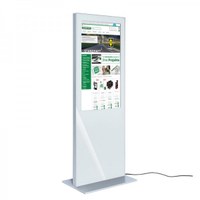 Digital Signage Digitale Info-Stele SLIM für den Inneneinsatz - Größe: 32 Zoll Farbe: weiss - digitale infostele slim einseitig 32 zoll weiss 1 Digital Signage Digitale Info-Stele SLIM für den Inneneinsatz - Größe: 32 Zoll Farbe: weiss - digitale infostele slim einseitig 32 zoll weiss 1