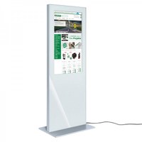 Digital Signage Digitale Info-Stele SLIM für den Inneneinsatz - Größe: 43 Zoll Farbe: weiss - digitale infostele slim einseitig 43 zoll weiss 1 Digital Signage Digitale Info-Stele SLIM für den Inneneinsatz - Größe: 43 Zoll Farbe: weiss - digitale infostele slim einseitig 43 zoll weiss 1