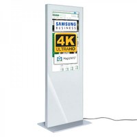 Digital Signage Digitale Info-Stele SLIM für den Inneneinsatz - Größe: 49 Zoll - 4K UHD Farbe: weiss - Digitale Infostele Slim einseitig 43 zoll weiss 4K Digital Signage Digitale Info-Stele SLIM für den Inneneinsatz - Größe: 49 Zoll - 4K UHD Farbe: weiss - Digitale Infostele Slim einseitig 43 zoll weiss 4K