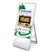 Digital Signage Digitaler Kundenstopper TrendLine für den Inneneinsatz - Größe: 32 Zoll - Full HD Ausführung: weiss - einseitig - DKS Trendline 32 zoll weiß Digital Signage Digitaler Kundenstopper TrendLine für den Inneneinsatz - Größe: 32 Zoll - Full HD Ausführung: weiss - einseitig - DKS Trendline 32 zoll weiß