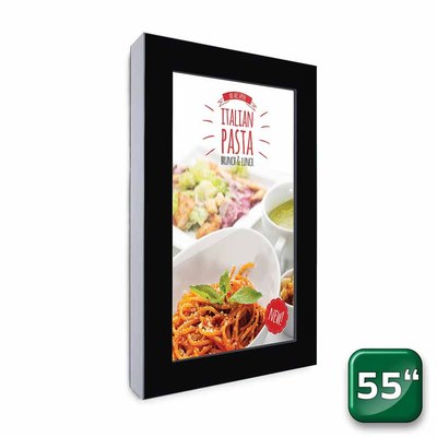 Digitales Info-Display - Hochformat einseitiger 55 Zoll-Bildschirm - schwarz 43 Zoll - Digitales Info-Display Hochformat 55 Digitales Info-Display - Hochformat einseitiger 55 Zoll-Bildschirm - schwarz 43 Zoll - Digitales Info-Display Hochformat 55
