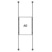 Drahtseilsystem Acryl Boden/Decke zum Verspannen zwischen Boden und Decke Format: 1x A0 (841x1189 mm) HOCHFORMAT - da-d-1xa0 - drahtseilsystem 1x din a0 hochformat 1 Drahtseilsystem Acryl Boden/Decke zum Verspannen zwischen Boden und Decke Format: 1x A0 (841x1189 mm) HOCHFORMAT - da-d-1xa0 - drahtseilsystem 1x din a0 hochformat 1