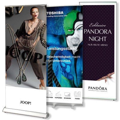 Druckrichtlinien Roll Up / Bannerdisplays