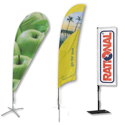 Druckrichtlinien Beachflags / Werbefahnen