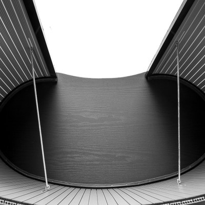 Einlegeboden Theke Counter DESIGN Large Einlegeboden Farbe grau, mit Haltestäben - Counter Design Large_7