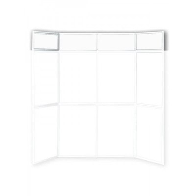 Blendenreihe 4-teilig für Faltwand inkl. 4x Leichtschaumpaneel 594x270mm ALLEGRO PLUS Faltdisplay - ALLEGRO-PLUS-Blende-4teilig Blendenreihe 4-teilig für Faltwand inkl. 4x Leichtschaumpaneel 594x270mm ALLEGRO PLUS Faltdisplay - ALLEGRO-PLUS-Blende-4teilig