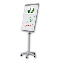 Flip-Chart PREMIUM Whiteboard-Fläche: 680x1.000mm stufenlos höhenverstellbares Stativ - flip-chart-premium 2