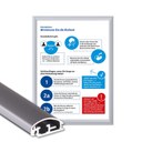 Klapprahmen mit Plakat Hygieneschutz