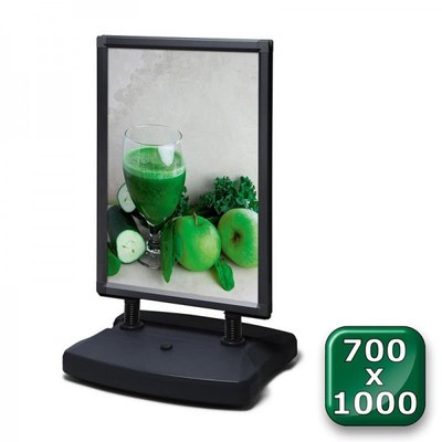 Kundenstopper Swing-Master ECO Einlegeformat: 700x1.000 mm 700x1000 mm - swing master eco v20017 schwarz 700x1000 Kundenstopper Swing-Master ECO Einlegeformat: 700x1.000 mm 700x1000 mm - swing master eco v20017 schwarz 700x1000