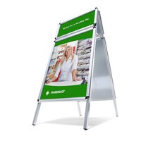 Kundenstopper TOPRAHMEN Einlegeformat: DIN A1 (594x841 mm) Einlegeformat Toprahmen: 594x297 mm - Kundenstopper TOPRAHMEN Rondo Kundenstopper TOPRAHMEN Einlegeformat: DIN A1 (594x841 mm) Einlegeformat Toprahmen: 594x297 mm - Kundenstopper TOPRAHMEN Rondo
