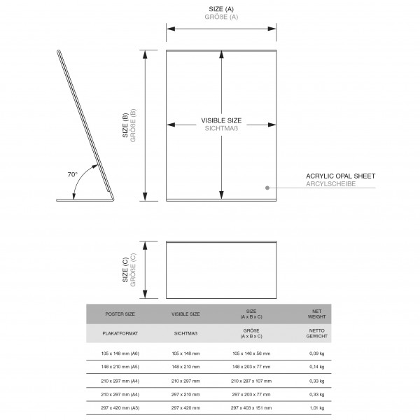 Dispenser-L-Aufsteller-DIN-A3-Hochformat-PLA-Zeichnung 3