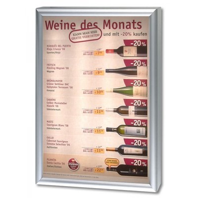 Leuchtkasten CLASSIC Ausführung: einseitig DIN A2 (420x594 mm) - leuchtkaesten classic Leuchtkasten CLASSIC Ausführung: einseitig DIN A2 (420x594 mm) - leuchtkaesten classic