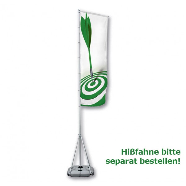 BESTDIVERS Taucher Flaggenmast 80cm - Mit Elastischer Leine