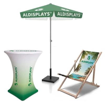 Outdoor Werbemittel & Eventmöbel