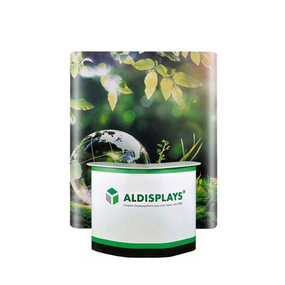 Pop-Up Magnet Easy 2x3 gerade Variante mit großem Transportkoffer Gerades 2x3 Felder-System mit Magnetschienen, - Pop-Up Magnet gerade 2x3 Theke large