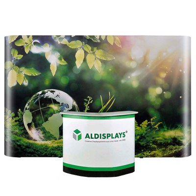 Pop-Up Magnet Easy 4x3 gerade Variante mit großem Transportkoffer Gerades 4x3 Felder-System mit Magnetschienen, - Pop-Up Magnet gerade 4x3 Theke large