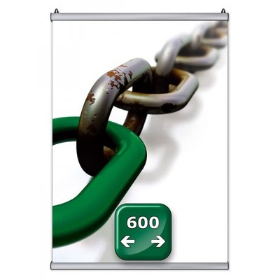 Poster-Snap Klemmleisten-Set Profil-Länge: 600 mm Profillänge 600mm - Poster-Snap-600 Poster-Snap Klemmleisten-Set Profil-Länge: 600 mm Profillänge 600mm - Poster-Snap-600