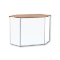 Promotiontheke ALLEGRO®-Sechsecktheke inkl. Deckelplatte (Buche) & Einlegebode 3-teilige Aluminium-Rahmenreihe (silber-eloxiert) - sechseckthek-ohne-druck-buche 1 Promotiontheke ALLEGRO®-Sechsecktheke inkl. Deckelplatte (Buche) & Einlegebode 3-teilige Aluminium-Rahmenreihe (silber-eloxiert) - sechseckthek-ohne-druck-buche 1