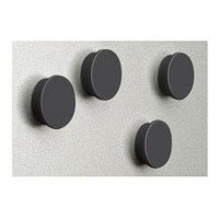 Magnetset= 8 Magnete schwarz Durchmesser d = 35mm - zubehoer magnete swz