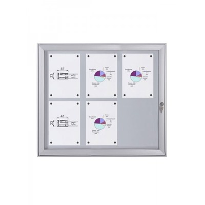 Schaukasten Flat BT23 Indoor/Outdoor 3x2 DIN A4 (Außenformat: 741x696mm) 6x DIN A4 - Schaukasten FLAT BT23 Indoor Outdoor 3x2 Schaukasten Flat BT23 Indoor/Outdoor 3x2 DIN A4 (Außenformat: 741x696mm) 6x DIN A4 - Schaukasten FLAT BT23 Indoor Outdoor 3x2