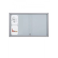 Schaukasten Schiebetür BT58 Indoor 5x2 DIN A4 (Außenformat: 1.160x675mm) Gehäuse und Rahmen aus Aluminium - Schaukasten Schiebet r BT58 Indoor 5x2