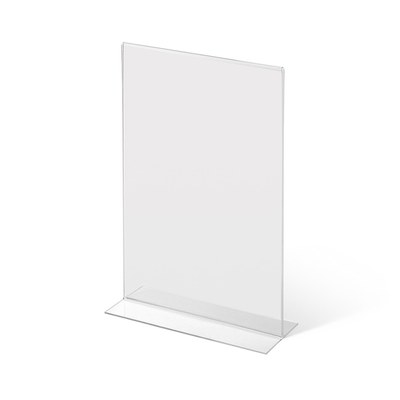T-Aufsteller / Menükartenhalter - Hochformat Einlegeformat: DIN A4 (210x297 mm) Ausrichtung: Hochformat - Menükartenhalter T-Aufsteller DIN A4-TA4PXV_1 T-Aufsteller / Menükartenhalter - Hochformat Einlegeformat: DIN A4 (210x297 mm) Ausrichtung: Hochformat - Menükartenhalter T-Aufsteller DIN A4-TA4PXV_1
