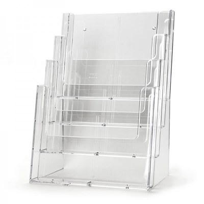 Tischständer - Mehrfach Einlegeformat: DIN A4 (210x297 mm) DIN A4 (210x297 mm) - Dispenser-DIN-A4-4-fach-Tisch-PRO216 Tischständer - Mehrfach Einlegeformat: DIN A4 (210x297 mm) DIN A4 (210x297 mm) - Dispenser-DIN-A4-4-fach-Tisch-PRO216