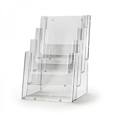 Tischständer - Mehrfach Einlegeformat: DIN A5 (148x210 mm) DIN A5 (148x210 mm) - Dispenser-DIN-A5-4-fach-Tisch-PRO56 Tischständer - Mehrfach Einlegeformat: DIN A5 (148x210 mm) DIN A5 (148x210 mm) - Dispenser-DIN-A5-4-fach-Tisch-PRO56