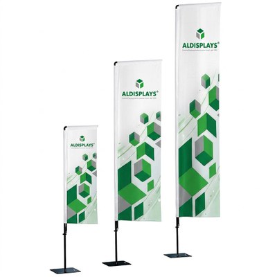 Werbefahne Square Rechteckform